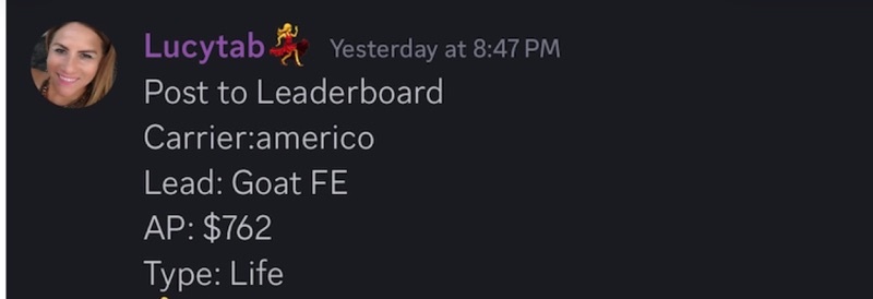 Real G.O.A.T. Leads agent win